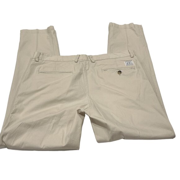 Ben Sherman Men's Slim Fit Stretch Chino Pants, Cotton, Putty, 36x32 - Picture 5 of 12